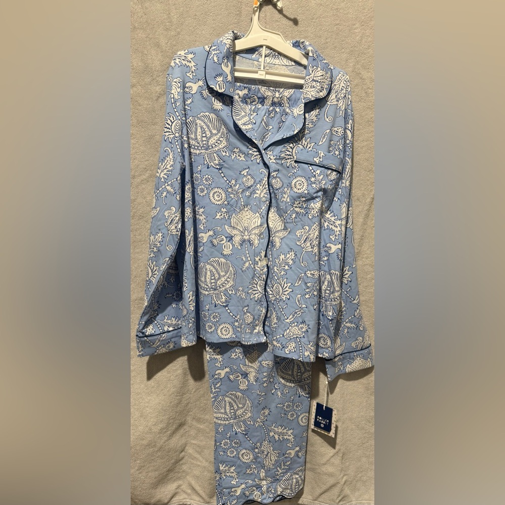 Roller Rabbit x Target Floral Vines Long Sleeve Pajama Set